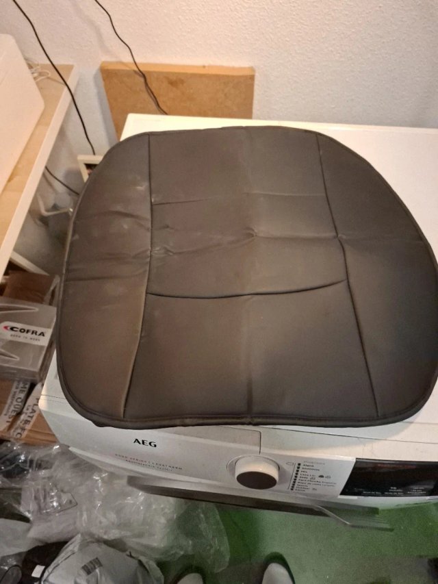 Cojín asiento acolchado negro