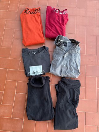 Lote de camisetas de manga larga