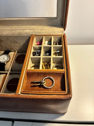 Relojero de Polipiel para 16 Relojes,