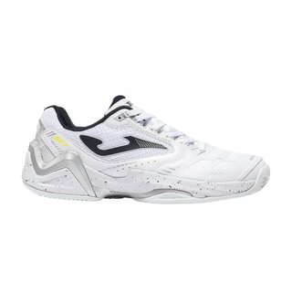 Zapatillas pádel Joma blancas y plateadas
