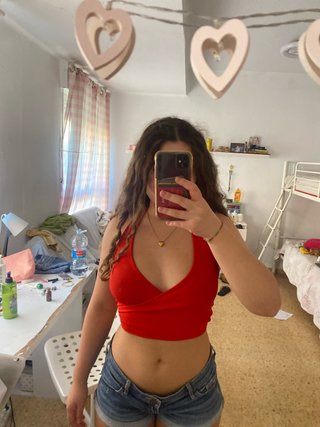 Top Bershka Rojo