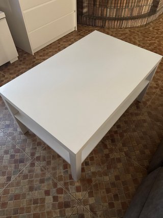 Mesita de centro blanca