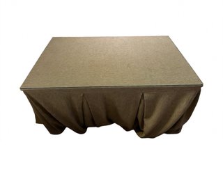 Mesa camilla madera cristal rectangular