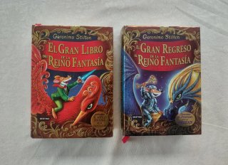 Lote 2 libros EN EL REINO DE LA FANTASIA