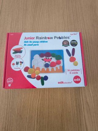 Juego educativo Junior Rainbow Pebbles Edx