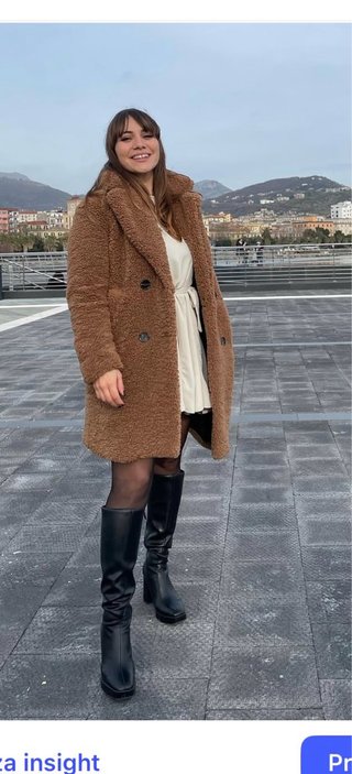 Cappotto Teddy color biscotto Taglia M-L