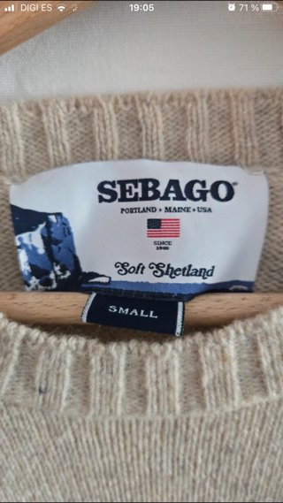 Jersey Sebago Lana Beige