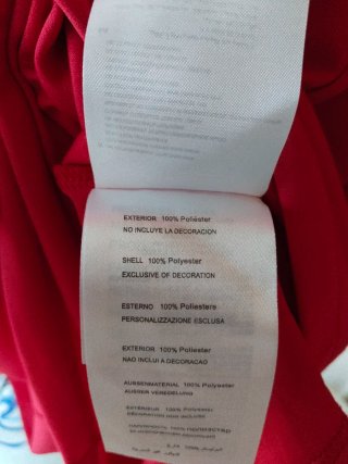 Camiseta Joma manga larga roja