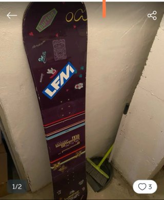 Tabla de Snowboard Morada