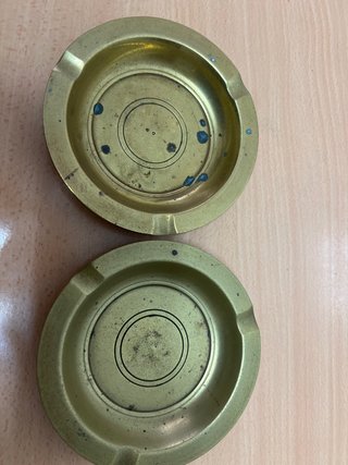 Ceniceros dorados vintage