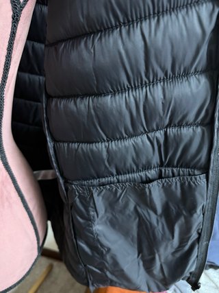 Chaleco acolchado negro talla XL