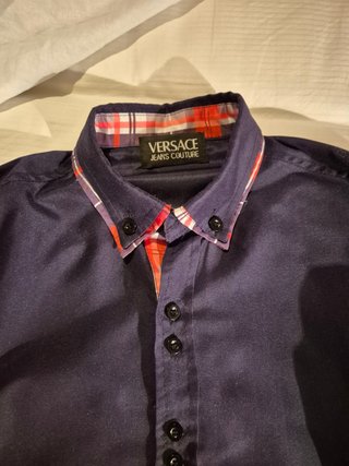 Camicia Versace Jeans Couture Blu Taglia M