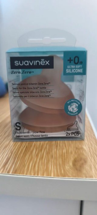 2 Tetinas Suavinex Zero.Zero Flujo Lento