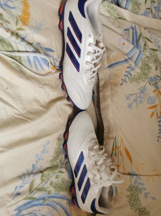 Botas de fútbol Adidas copa pure blancas