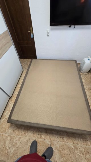 Base de cama canapé tapizado