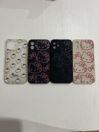 Fundas Hello Kitty Iphone 12 (4 unidades)