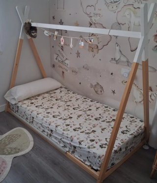 Cama Montessori Tipi Infantil Plumas