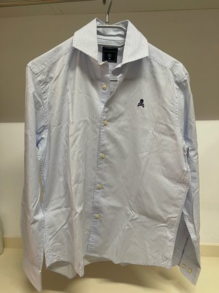 Camisa Scalpers Rayas Azul Talla M
