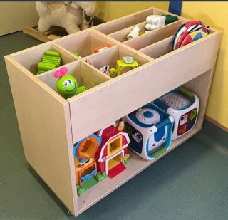 Mueble Almacenaje Infantil Madera