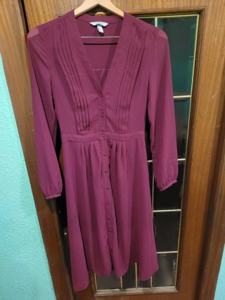 Vestido Largo Mujer H&M Talla XS