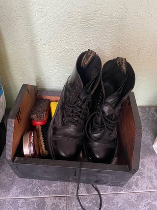 Botas Dr.Martens Punta metal marrón