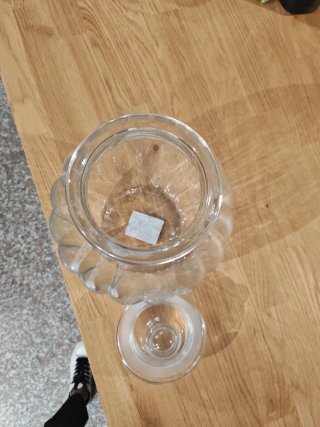Barattolo in vetro con coperchio 32 cm