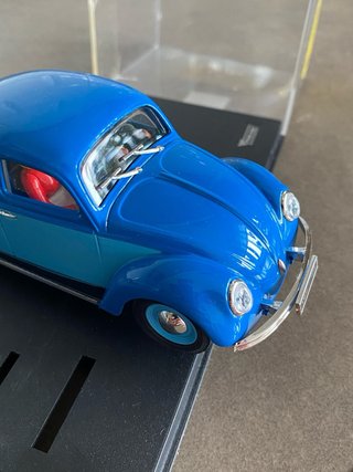 Coche Slot VW Beetle Azul Pink-Kar CV038