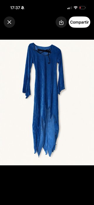 Vestido de Disfraz Azul