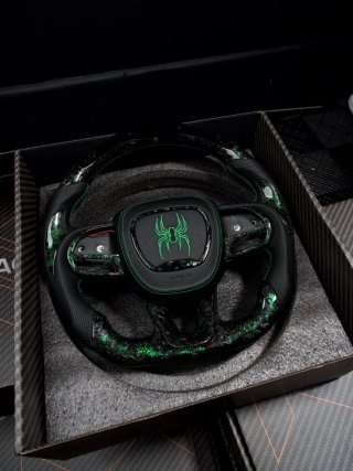 Volante BMW Spider Verde Carbono