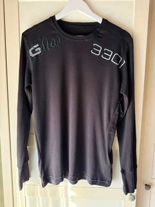 Camiseta G-Star manga larga negra