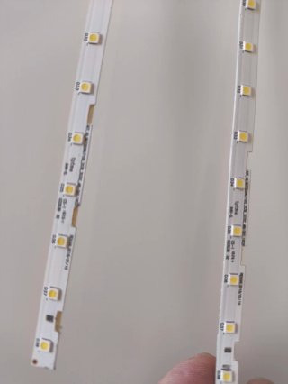 Tira de LED TV Samsung 49 NU7105+acrílico difusor