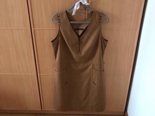 Vestido Estilo Safari Beige