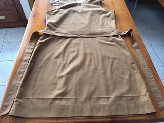 Vestido Estilo Safari Beige