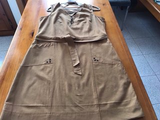 Vestido Estilo Safari Beige