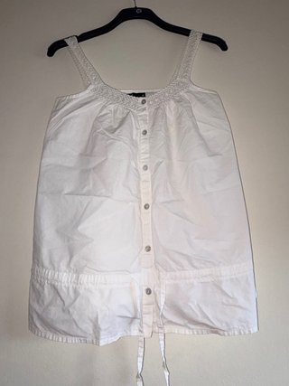 Blusa de tirantes blanca