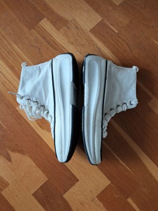 Bambas de Plataforma Blancas.