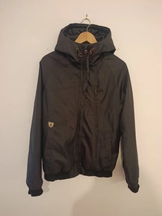 Abrigo Volcom Negro con Capucha
