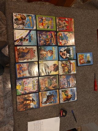 Lote de 19 Películas Infantiles en DVD