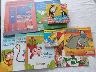 Colección de 8 libros infantiles: El pingüino...