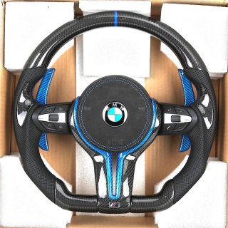 Volante BMW M Carbono Azul