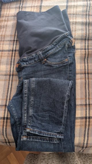 Pantalón premamá vaquero azul