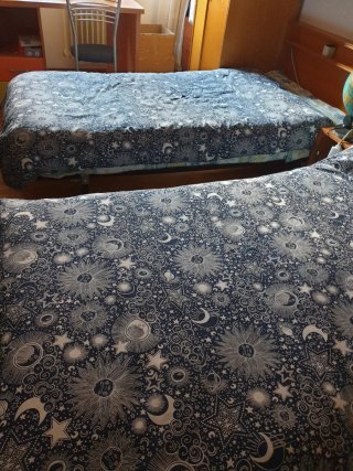 2 Edredones de 90 cm Estampado Celestial