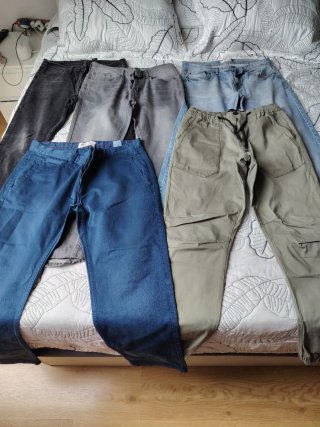Lote 5 Pantalones Hombre Talla M/L