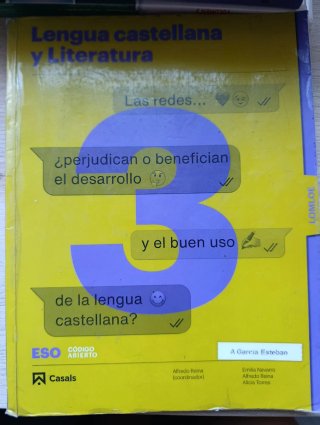Lengua Castellana y Literatura, 3 ESO, Código a...