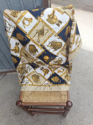 Pañuelo italiano de seda estampado
