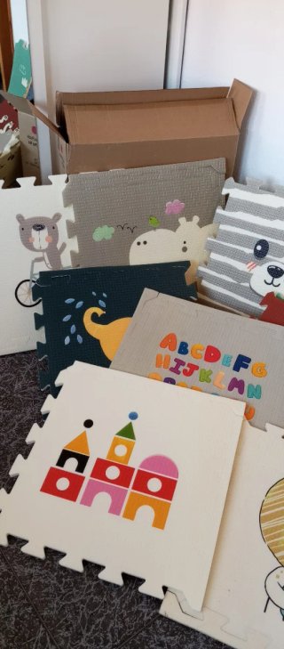 Alfombra puzzle infantil suelo