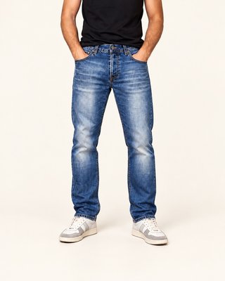 Vaqueros Armani Jeans Rectos Azul Oscuro