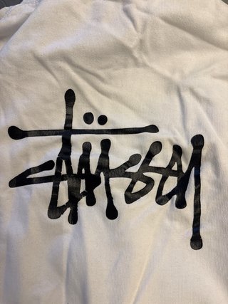 Sudadera Stussy Blanca Talla M