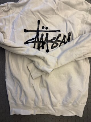 Sudadera Stussy Blanca Talla M