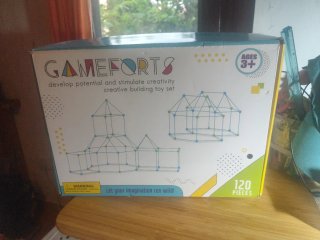 Juego Construye Tu Fuerte Gameforts 120 Piezas